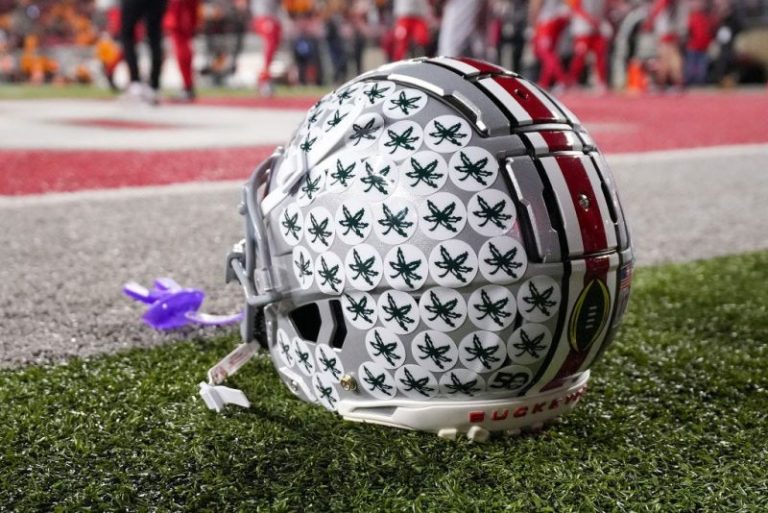 Why does Ohio State football have stickers on helmet? What to know