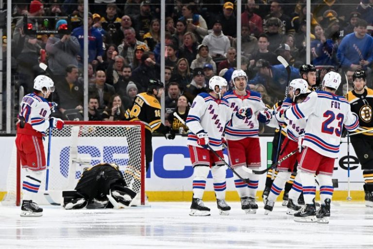 JT Miller scores twice after trade; Rangers fall to Bruins