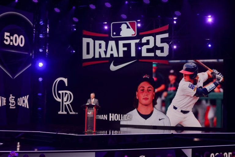 Draft pick follows in All-Star dad’s footsteps with Rockies