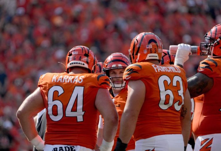 Bengals offensive line struggles have let Joe Burrow get hit often