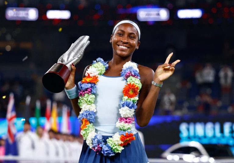 Coco Gauff wins all-American final in China