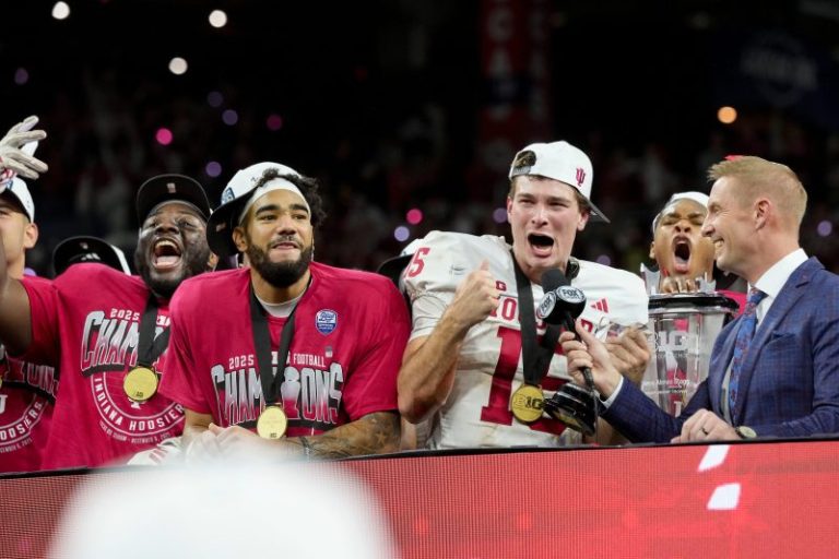 Indiana takes over No. 1 spot in NCAA Re-Rank 1-136 entering CFP