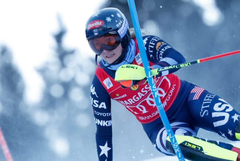 Mikaela Shiffrin’s win streak ends at six after second-place finish