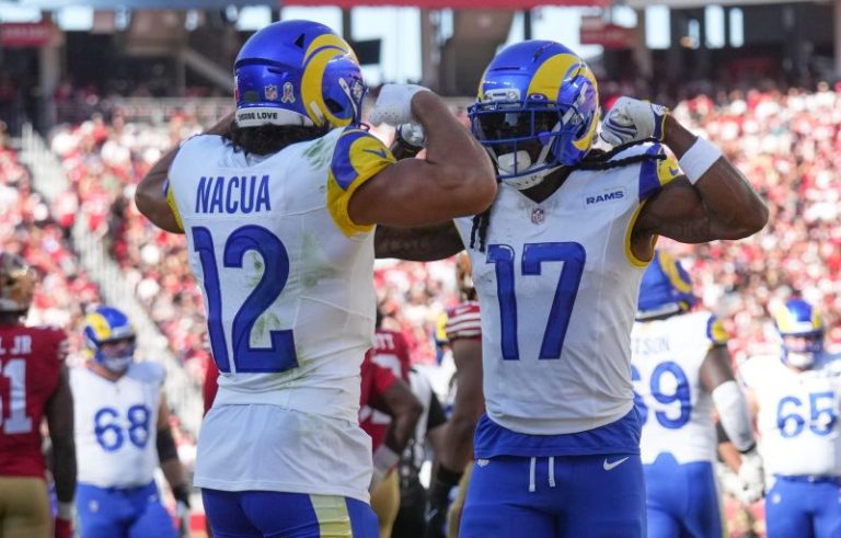 Rams’ Puka Nacua, Davante Adams staking claim to NFL’s best WR duo