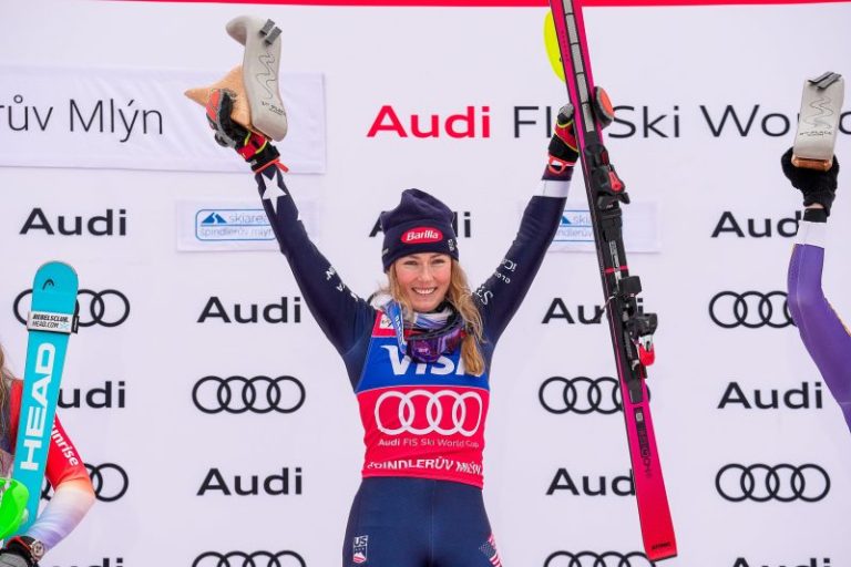 Mikaela Shiffrin gets seventh World Cup slalom win of season