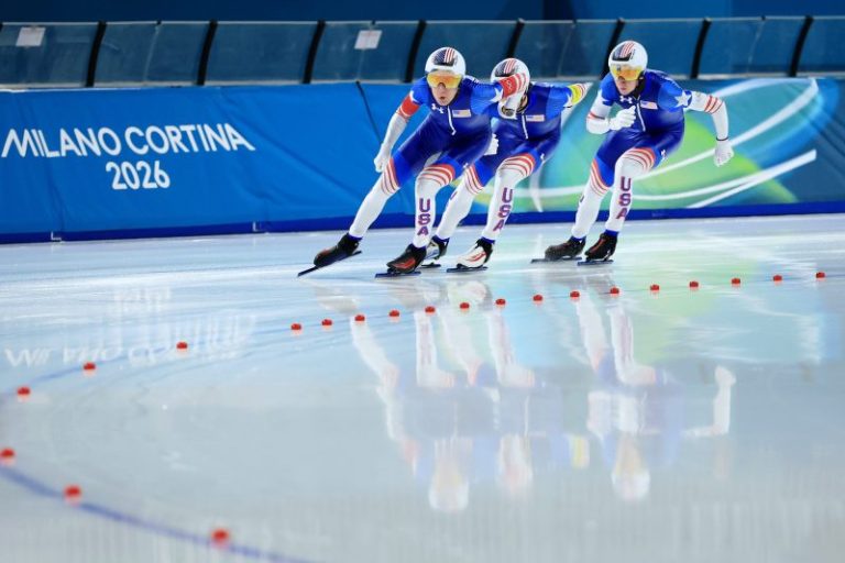 Team USA wins Olympic silver in men’s speed skating team pursuit