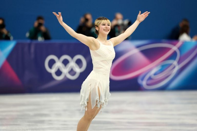 Alysa Liu wins Olympic gold with electric free skate that rocks house