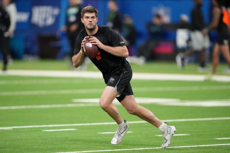 Top quarterback prospect grades at the 2026 NFL combine
